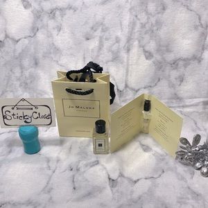 JO MALONE Set-English Pear&Freesia Spray,Lime Basil Body Wash-1.5ml,15ml-2pc-NEW